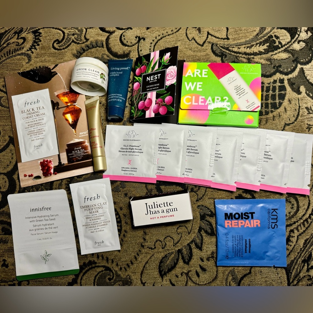 Sephora sample lot.